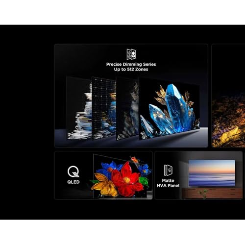 Image of TCL 85 Inch QLED-MiniLED TV Smart Google TV, 4K UHD, Dolby Vision Atmos, 144Hz, ONKYO 2.1 Hi-Fi System, Dolby Vision HDR, Ultra Slim Design - 85C6K (2025 Model)