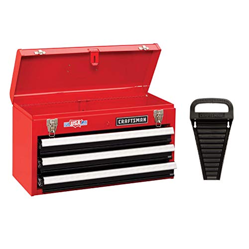 CRAFTSMAN Tool Box, 3 Drawer, Lockable, Red (CMST82762RB)