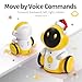 GILOBABY Robot Toys, Rechargeable Smart Talking Robots for Kids, Intelligent Robot with Voice Controlled Touch Sensor, Singing, Dancing, Recording, Repeat, Birthday Gifts for Boys Girls Ages 6+ Years