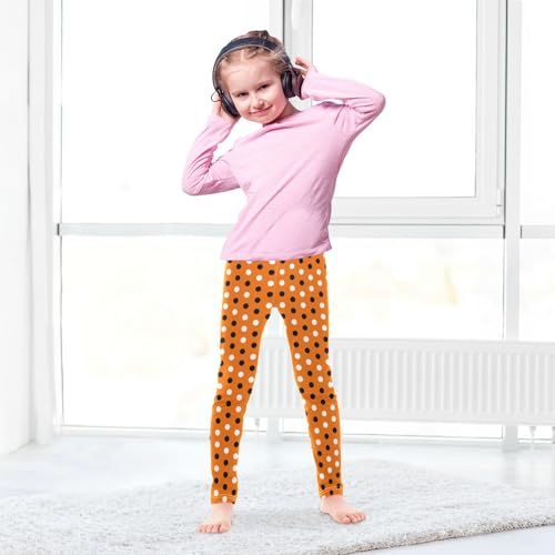 Aslsiy Girls Leggings Toddler Stretch Tights Pants Full Length Dance Yoga Pants Sleep Pants2