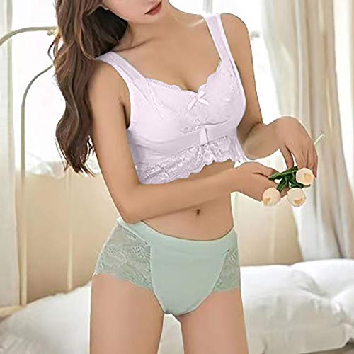 Womens Every Day Lace Cutout Bralette Sexy Deep V Bra Scallop Trim Everyday Brasbreathable Crop Top Bustier #TOP2