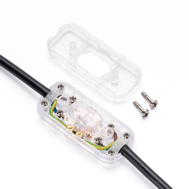 ORION LIGHTSTYLE Intermediate Switch Cord Switch Cable Switch On/Off Housing Rocker Switch 2A for Floor Lamps Table Lamps - Image 3