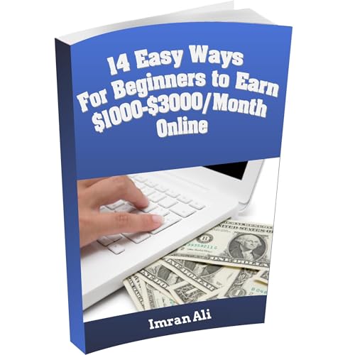 14 Easy Ways for Beginners to Earn $1000-$3000/Month Online Audiolibro Por Imran Ali arte de portada