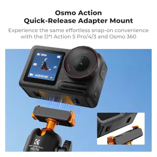 Image of K&F CONCEPT 25.6 inch Selfie Stick Tripod for DJI Osmo Action 5 Pro