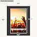 Golden State Art, Pack of 10, 11x14 Black Picture Mats with White Core Bevel Edge for 8x12 Pictures - 4 Ply Thickness