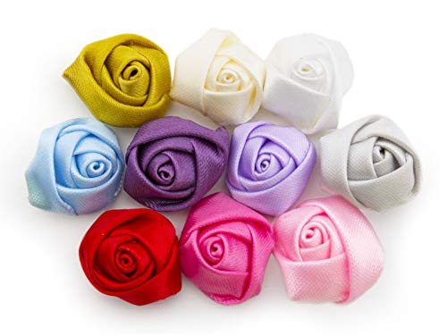 Rosettes en satin pour customiser vos boîtes de dragées et invitations - 3