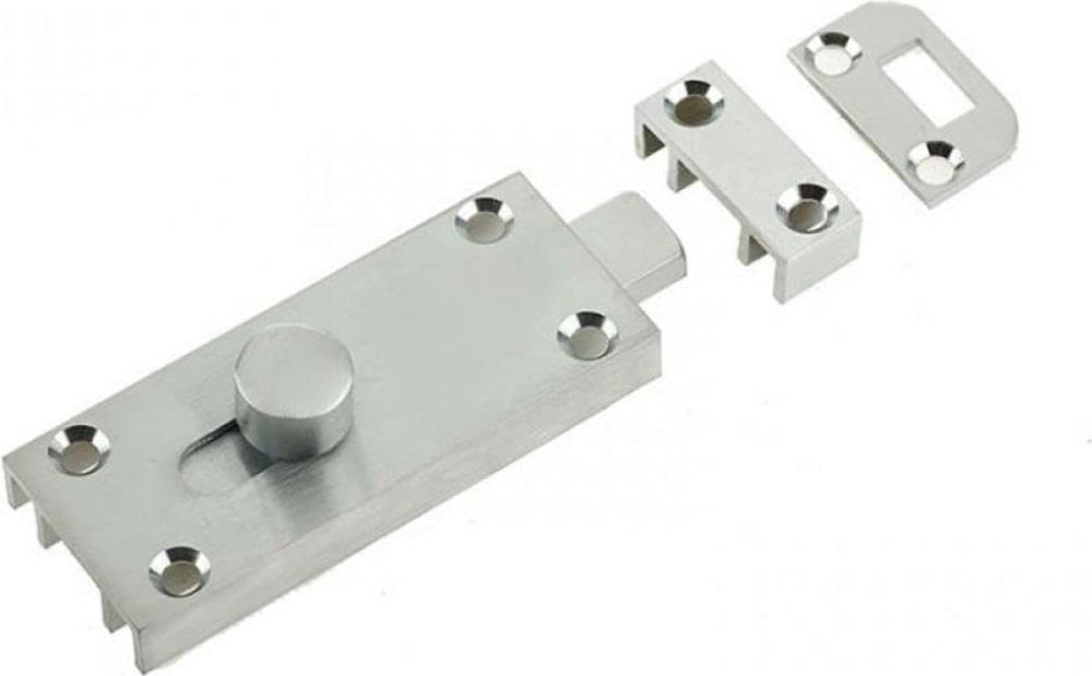 Frelan Hardware White Sc 65X25mm Bathroom Door Bolt