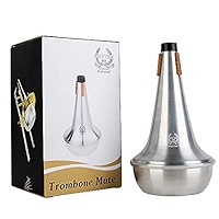 ROWELL Sordina De Trombón ABS Sordinas De Trombón Silenciador Ligero Negro Sordina De Trombón Sordinas De Trombón Con Interfaz De Esponja De Alta Densidad, Sordina Para Enseñanza Y Aprendizaje De