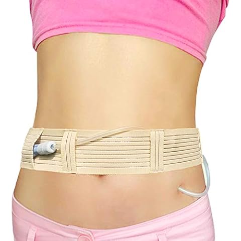 Hola Health PD Belt Breathable Peritoneal Dialysis Catheter Supplies Abdominal Holder Accessories Adjustable Belly Bands for Secure Stomach Peg G Feeding Tube Women Men Large(35"-49") Cover