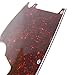 Jazzcaster/telemaster Hybrid Style Guitar Pickguard,no pickup, 4ply Tortoise