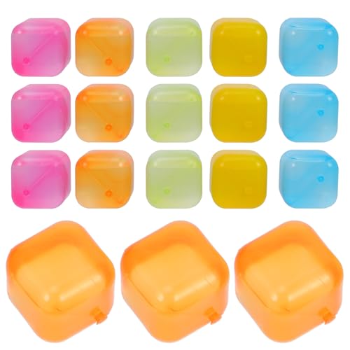 ABOOFAN 24 piezas cubitos de hielo reutilizables de plástico miniatura 1