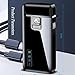 Butane + Electric 2 in 1 Windproof Lighter, Dual Jet Blue Flame + Dual Arc, Rechargeable Butane, USB Charging, LED Power Display, Gift(Black2)
