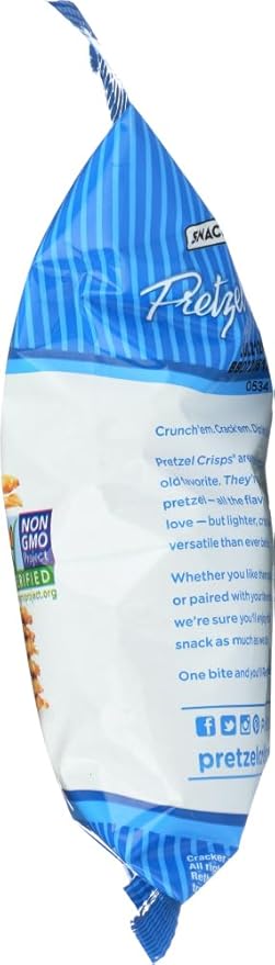 Snack Factory Original Pretzel Crisps, 24 Bolsas de 1.5 Onzas miniatura 4