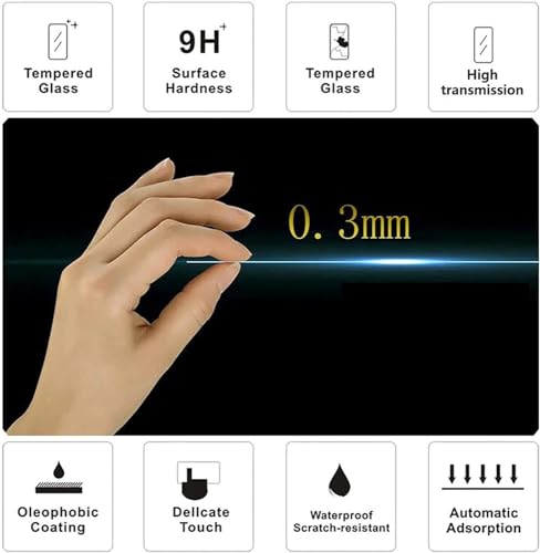 Image of M.G.R.J Tempered Glass Screen Protector for DJI Action 2 Action Camera (3 P'cs Set)