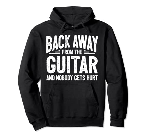 Cool Guitar Player Quote Guitarist Saying Awesome Guitar Pullover Hoodie, Black