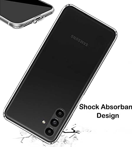 Image of Soft Silicone TPU Flexible Back Cover Compatible with Samsung Galaxy A04s and Screen Guard