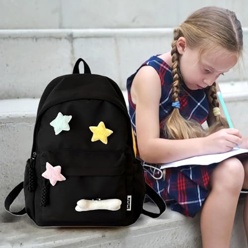 Sac à dos campus léger avec compartiment PC pour étudiante