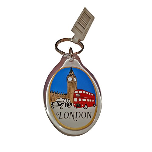 Más vendidas #1 con Big Ben Routemaster/Master de la ruta de autobús de Londres Taxi/Hackney UK Taxi acrílico llavero ovalado souvenir! Souvenir/Speicher/memoria! Fun, Classic y elegante de Londres, Inglaterra British UK Coleccionable de llavero! London Souvenir inolvidable! Porte-localizador/Schlüsselanhänger/Portachiavi/Llavero! S01