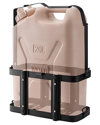 Image of 5 Gallon Water Storage Containers Holder Mount - Only Compatible with Scepter Water Container and Fuel Can 20L - Lockable Mounting Bracket for Camping, RV, and Overlanding