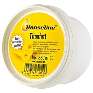 Hanseline Titanfett Weißes Hochleistungsfett 250ml Dose