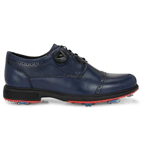 Men's Golf Shoes, Spiked Sole, Lace-Up Closure, Low-Top Athletic Style, Moisture Resistant