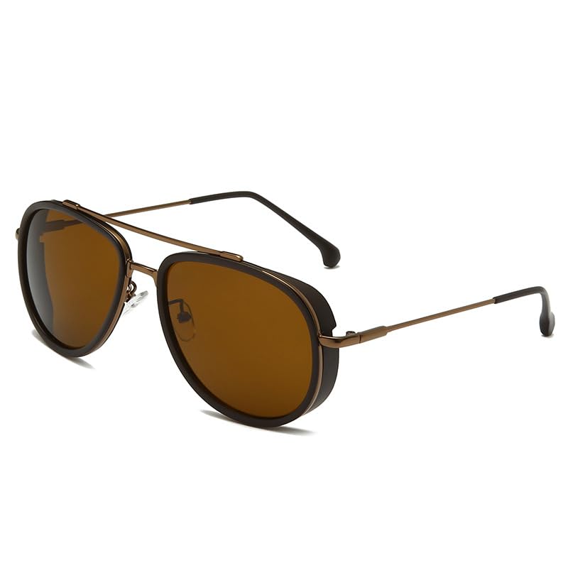 2024 new direct new Carrera C- 38 sunglasses men and women fashion retro simple round sunglasses fashion – Stylish, Versatile, and Comfortable for Everyday Use Black_875-image-3