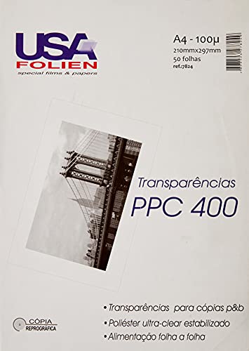 Usa Folien 7824, Transparência Copiadora, Pacote de 50, Multicolor