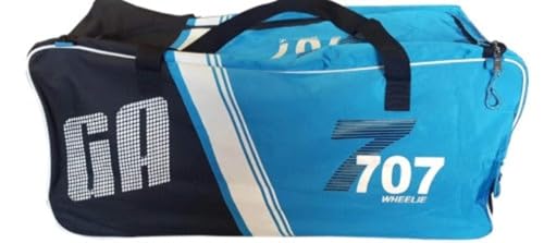 GA 707 Cricket Wheelie Bag Black/Blue