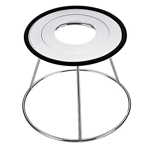 Stal nierdzewna 'Pour Over Coffee Dripper kwiat wzór bez papieru wielokrotnego użytku podwójna siatka filtr stożkowy