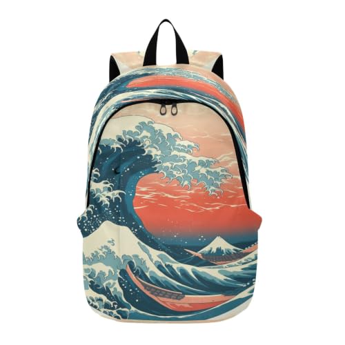 Sac à dos grande vague contre la fatigue dorsale en voyage et randonnée