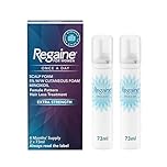 Regaine for Women 5% Minoxidil Extra Strength Scalp Foam for Hair Regrowth (2x 73ml), Scientifically Proven to Help Stop and Reverse Hereditary Female Hair Loss, Revitalise Hair Follicles