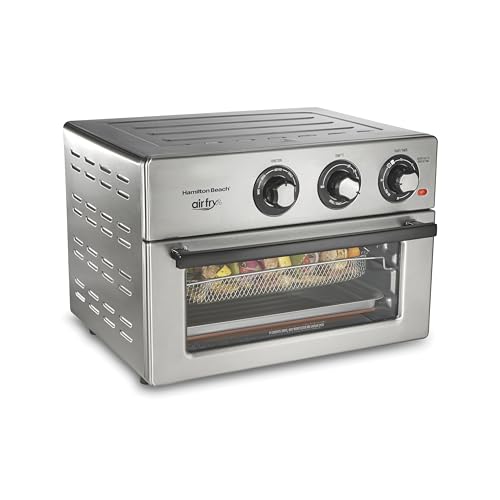 Hamilton Beach Toaster Oven Air Fryer Combo, Includes Bake, Broil, and