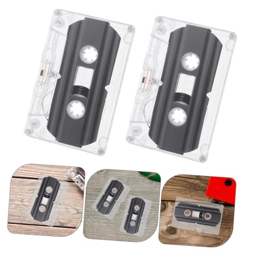 4 Pezzi Cassette Audio Vuote Registrabili Minuti Nastro Retro Trasparente per Registrazioni Chiare e per Messaggi Feste e