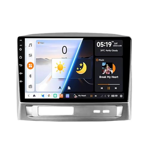 Autoradio Android 14 pour Geely MK 1 régler écran tactile obsolète