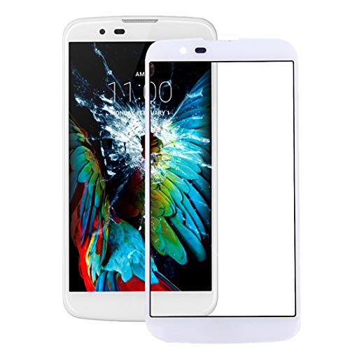 Preisvergleich Produktbild Zhangsihong Ersatzteile Äußere Glaslinse der Frontscheibe for LG K10 (Schwarz) (Farbe : Weiß)