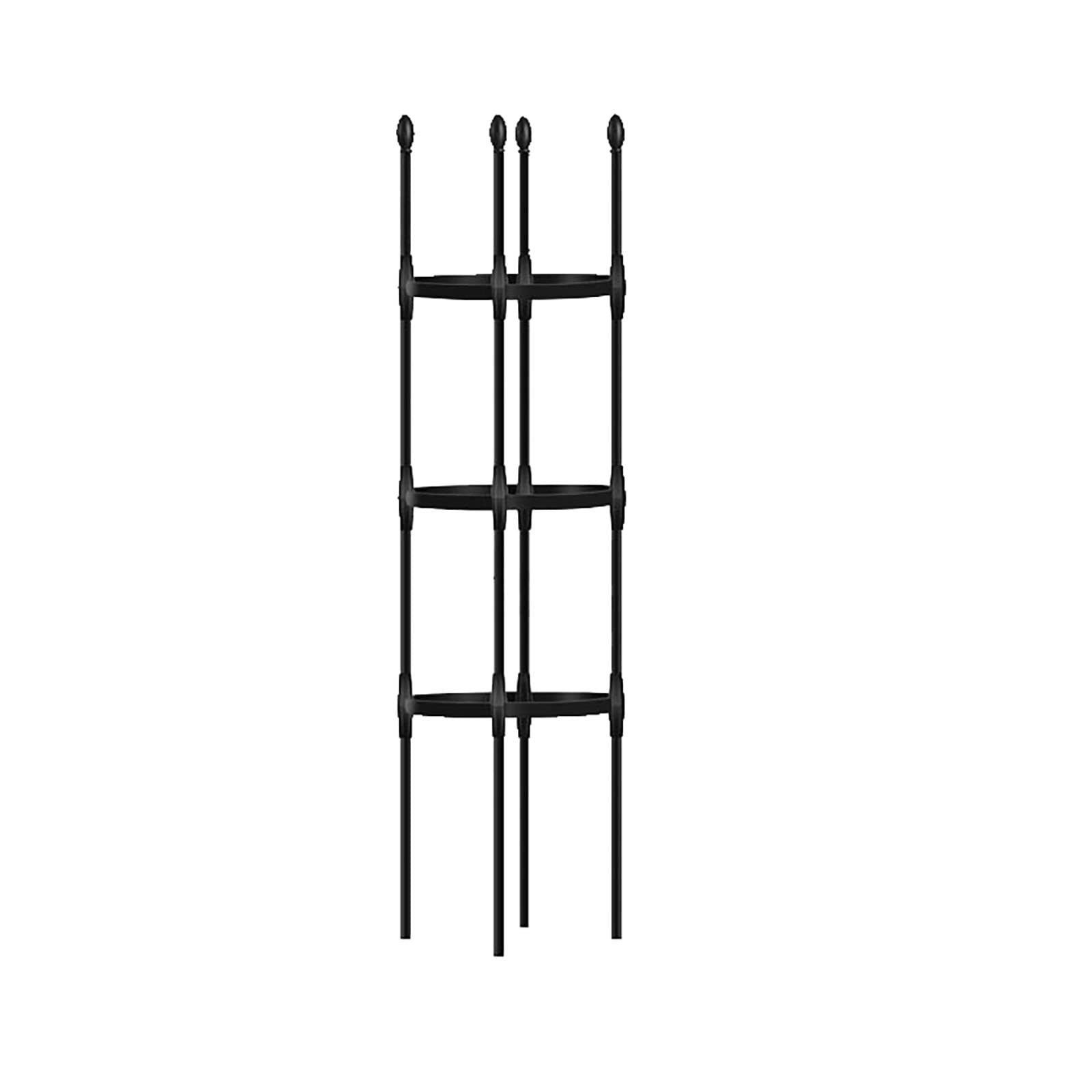 Ogrodowa krata dla pnączy, Klatki na pomidory - 140 cm, 170 cm, 200 cm wysokości, regulowana metalowa kratownica, podpora do roślin, kwiatów i warzyw(9.8"/25cm Dia. X 55"/140cm H)