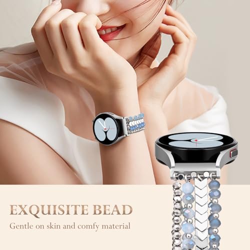 Correa de cuentas Lerobo para Galaxy Watch 20mm miniatura 5