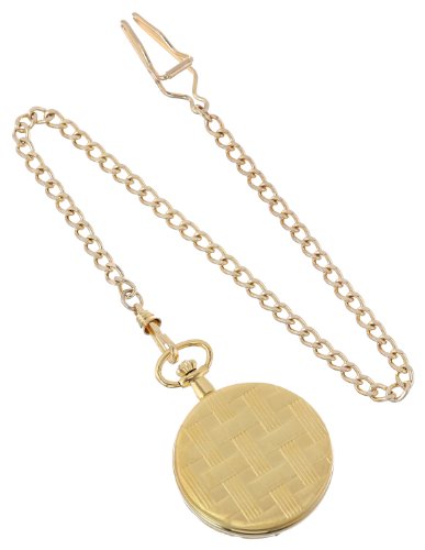 Image of Charles Hubert 3841-GR Gold-Plated Mechanical Pocket Watch