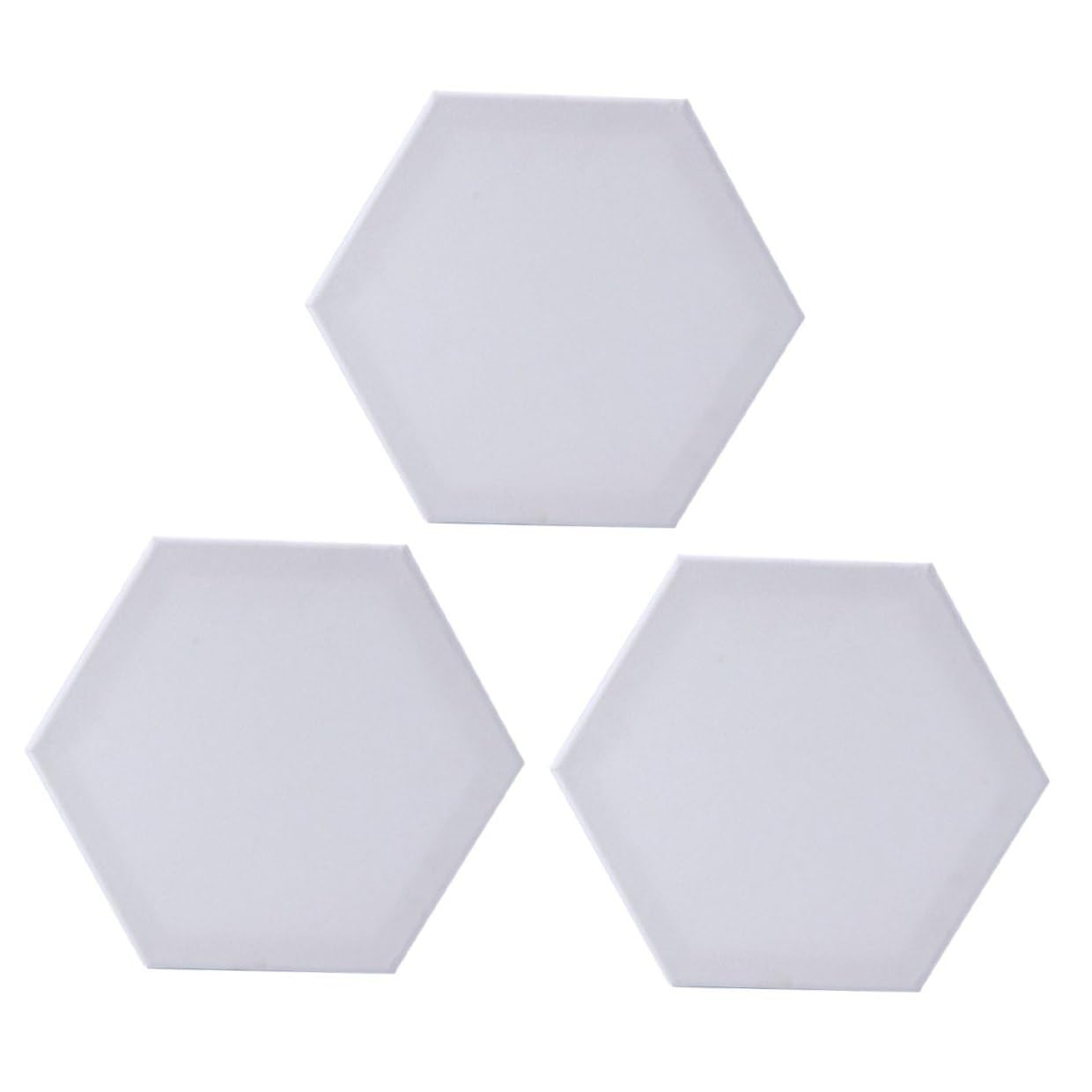 Lienzos blancos para pintura al óleo y dibujo artístico en tableros hexagonales