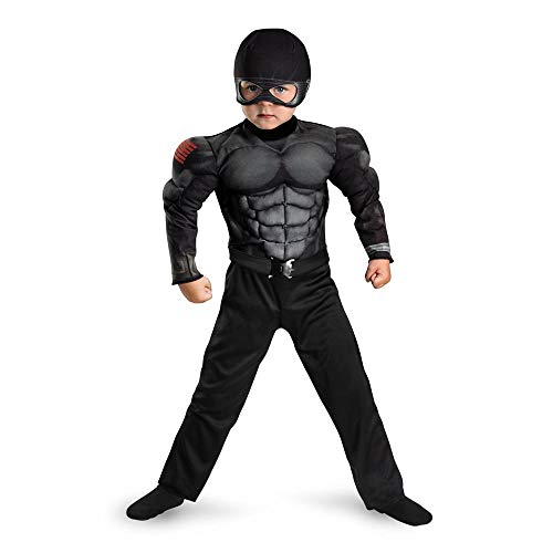 Disguise Costumes G.i. Joe Retaliation Snake Eyes Toddler Muscle, Black