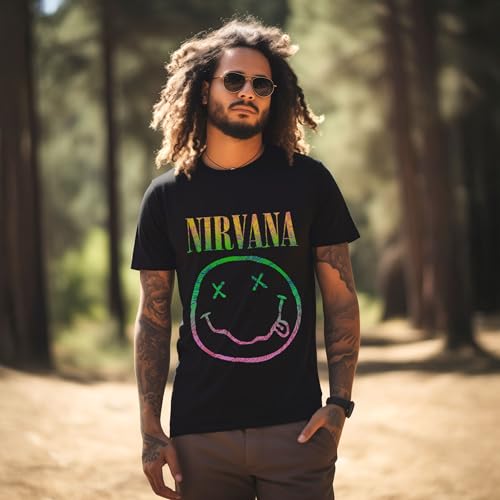 Nirvana Men's Sorbet Ray Smile T-Shirt | Officially Licensed Merchandise2