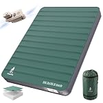 2 Person Queen Size Camping Sleeping Pad, 4" Thick Memory Foam Mat