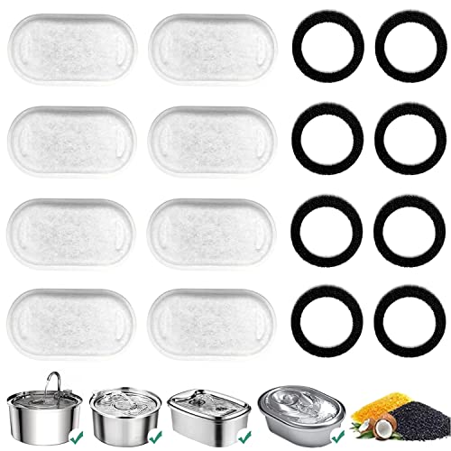 Filtros para Fuente de Agua para Gatos, 16 piezas