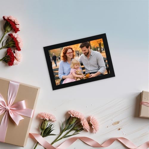 Image of Giftgarden 4x6 Picture Frame Black Set of 16, Lightweight 4 by 6 Photo Frames Bulk for Family, Office, Living Room Wall Hanging and Tabletop Display