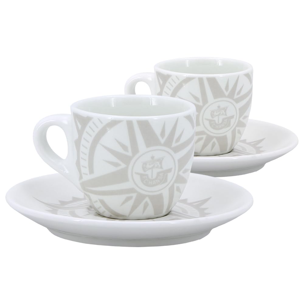 FC Hansa Rostock Service à expresso élégant en porcelaine