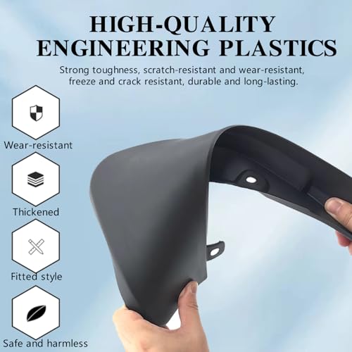 Image of Mud Guards Flaps Splash Fit for Acura RDX 2019-2024 Accessories - Front and Rear Splash Guards No Drilling Mud Guards Accessories