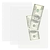 Discagenda Clear Top-Opening Pocket Pouch Compatible with Classic HP (7x9.25in), 3 Pack for Discbound Planner Personal Organizer