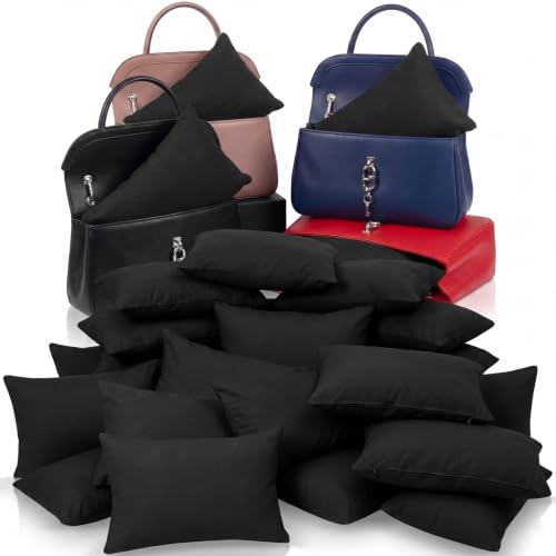 Image of Xuhal 20 Pcs Purse Insert Pillows Set Fillers to Keep Shape, Uniform, Black
