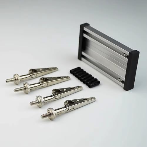 iDili Aluminum Alloy Soldering Iron Welding Stand, Track Clamp Solder Assistant Universal Auxiliary Clamp Holder