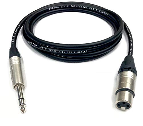 XLRXto 1 / 4in TRS Canare StarNAbhAiOpb`P[u 3 Foot ubN 38018-3C